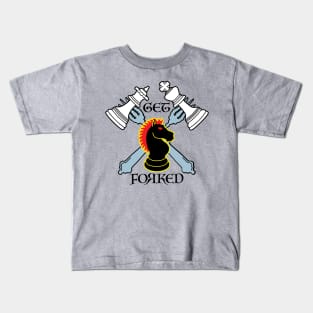 GET FORKED black wins Kids T-Shirt